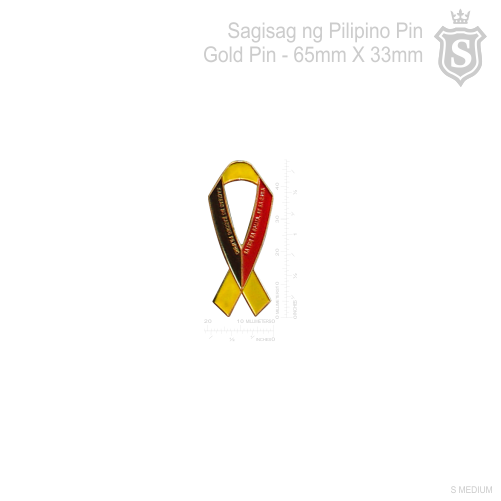 Sagisag ng Pilipino Gold Pin
