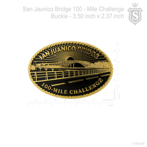 San Juanico 100 - Mile Challege Buckle 3.5 inch