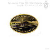 San Juanico 100 - Mile Challege Buckle 3.5 inch