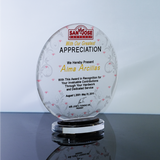 San Jose Bakeshop Engraved Plaque of Appreciation 7.5 inch