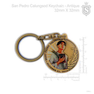 San Pedro Calungsod Keychain Antique 32mm