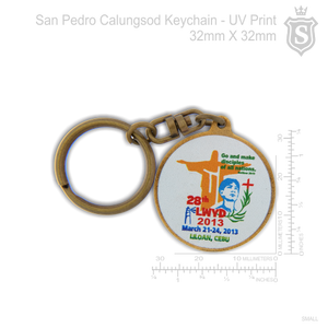 San Pedro Calungsod Keychain UV Print -LWYD 32mm