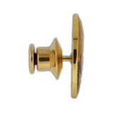 San Pedro Calungsod Pin - Gold w/ Plastic Coat