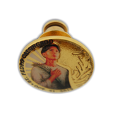 San Pedro Calungsod Pin - Gold w/ Plastic Coat
