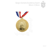 Don Sergio Osmeña Excellence Award Medal Gold 56mm