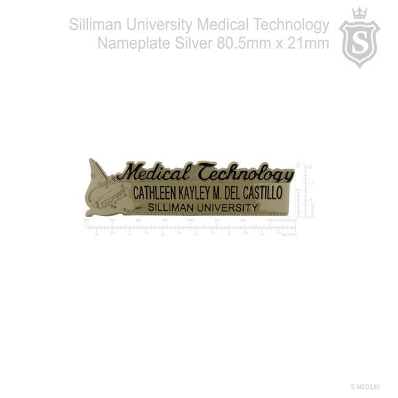 Silliman University Medical Technology Nameplate