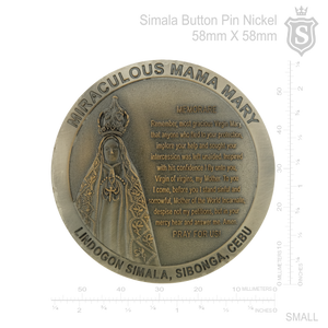 Simala Button Pin Nickel