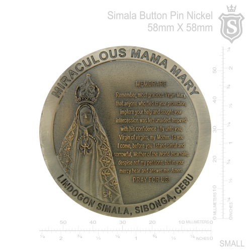 Simala Button Pin Nickel