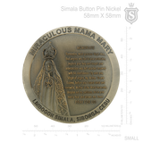 Simala Button Pin Nickel