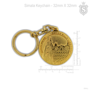 Simala Keychain Gold 32mm