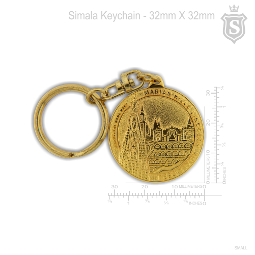 Simala Keychain Gold 32mm