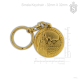 Simala Keychain Gold 32mm