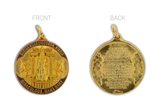 Miraculous Mama Mary Simala Pendant Gold 32mm