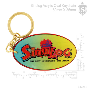 Sinulog Acrylic Oval Keychain 60mm