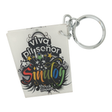 Sinulog Acrylic Rectangular Keychain 62mm