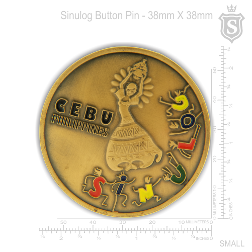 Sinulog Button Pin
