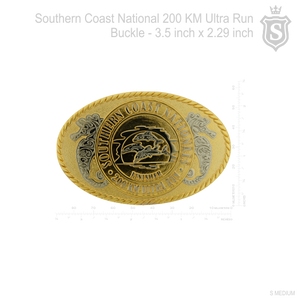Southern Coast National 200 Km Ultra Run Buckle 3.5 inch