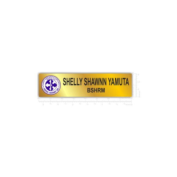 St. Vincent College Nameplate - BSHRM