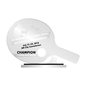 Table Tennis Plaque