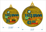 Tacloban Rising 21KM Finisher's Medal 2017