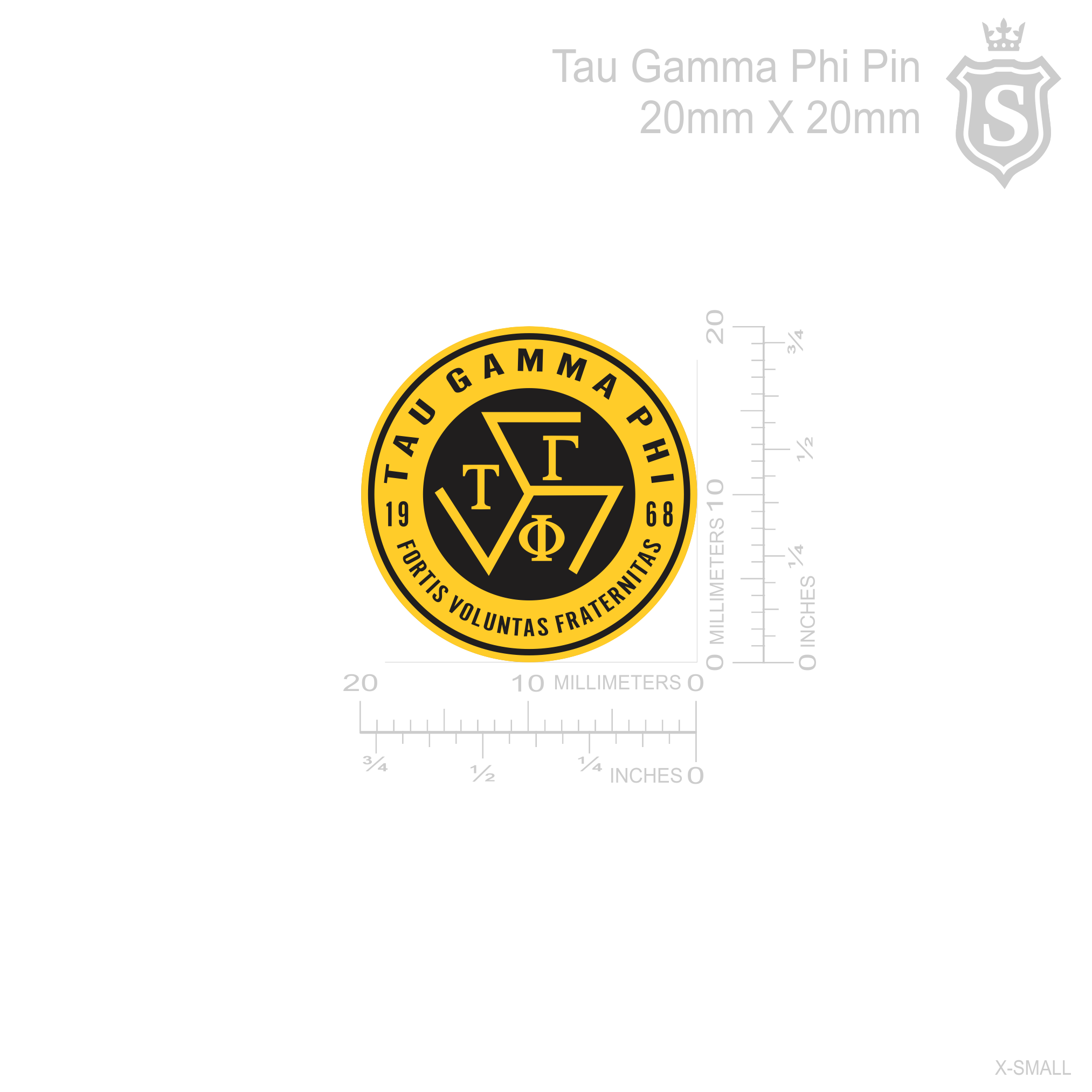 Tau Gamma Pin – Suarez Arts