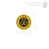 Tau Gamma Pin