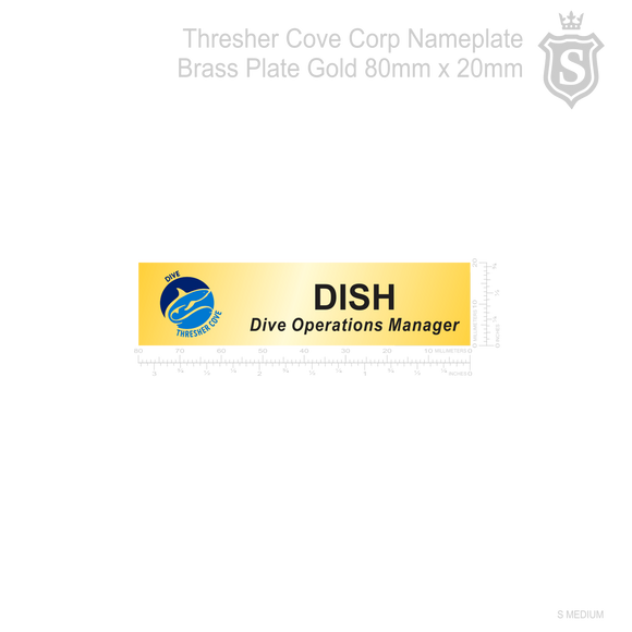 Thresher Cove Corp Nameplate
