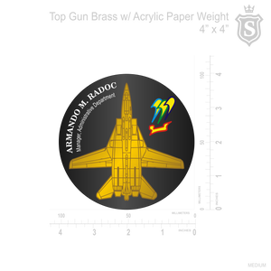 Top Gun Paper Weight