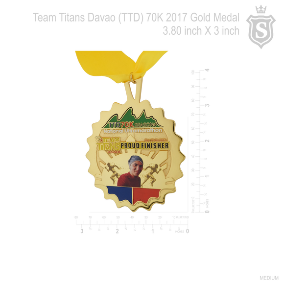 TTD 70K Marathon Medal