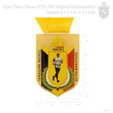 TTD 70K Season 3 Ultra Marathon Medal