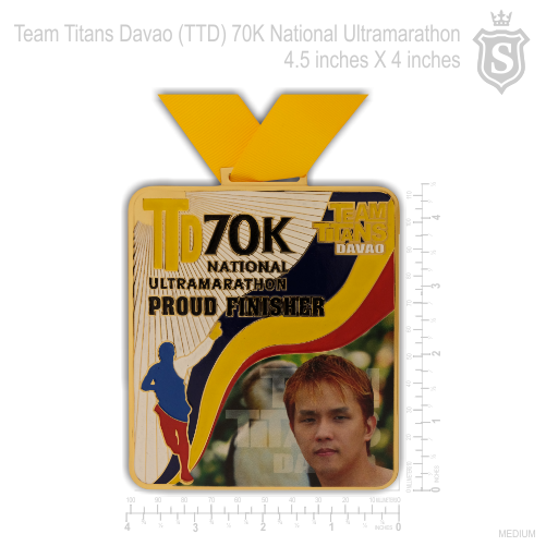 TTD 70K Ultramarathon Finisher Medal