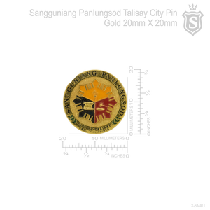 Sangguniang Panglungsod Talisay City Pin Gold