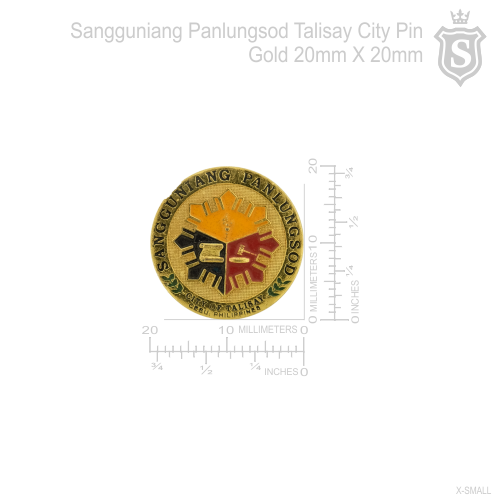 Sangguniang Panglungsod Talisay City Pin Gold
