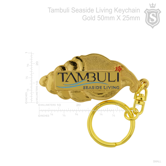 Tambuli Keychain Gold 50mm x 25mm