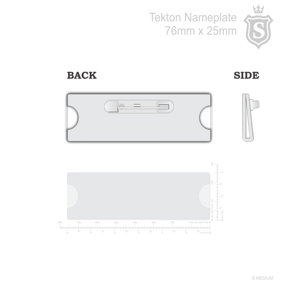 Tekton Nameplate - Insertable