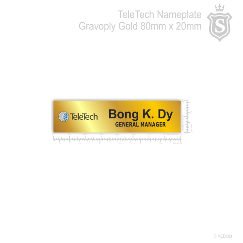 TeleTech Nameplate