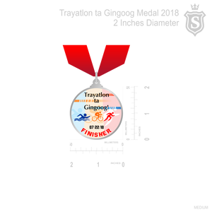 Trayatlon ta Gingoog Medal 2018