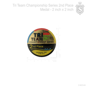 Tri Team Championship Series 2nd Place Medal