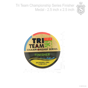 Tri Team Championship Series Finisher Medal