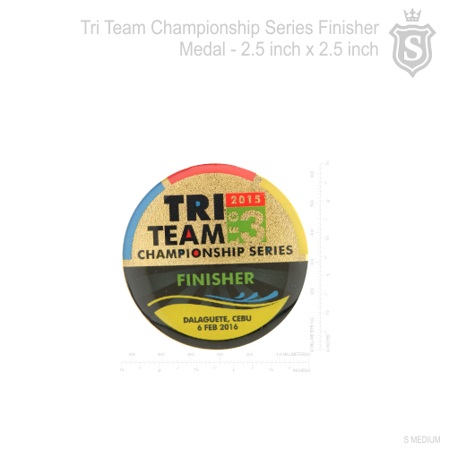 Tri Team Championship Series Finisher Medal