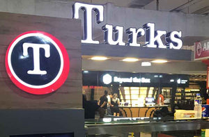 Turks Fastest Snack Acrylic Signage