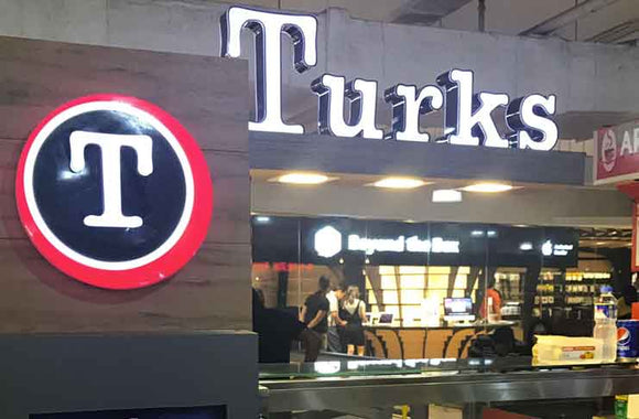 Turks Fastest Snack Acrylic Signage