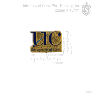 University of Cebu (UC) Rectangular Pin