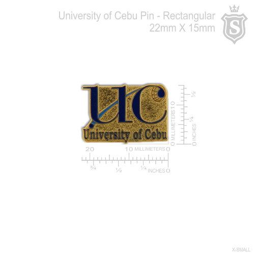 University of Cebu (UC) Rectangular Pin