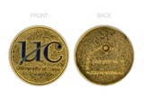 University of Cebu (UC) Pin Round Gold