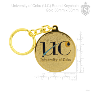 University of Cebu (UC) Round  Keychain