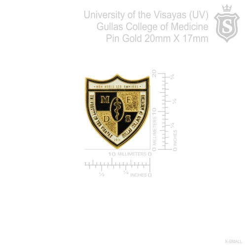 University of the Visayas (UV) Gullas College of Medicine Pin Gold