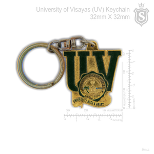University of Visayas Cut-Out Keychain