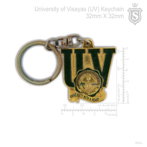 University of Visayas Cut-Out Keychain