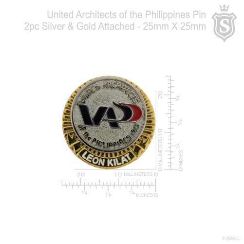 United Architects of the Philippines Pin Gold
